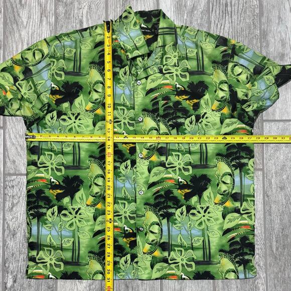 No‎ Boundaries Men's XL Hawaiian Shirt Microfiber Excellent Condition - Picture 8 of 8
